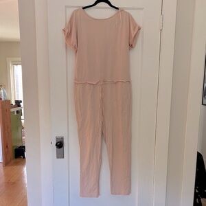 Zara Blush Pink Casual Jumpsuit